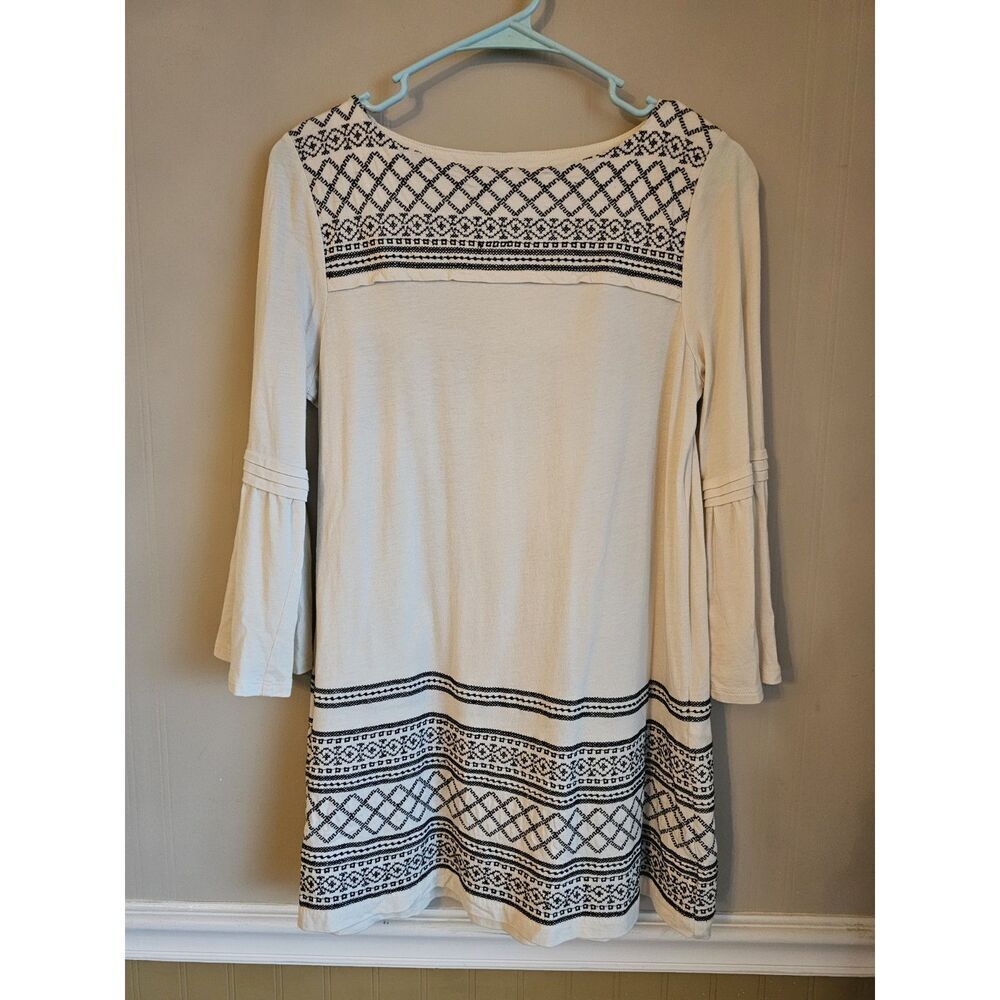 J. Jill Womens‎ Embroidered Tunic Top Blouse Sz Xs Boho Cotton Blend